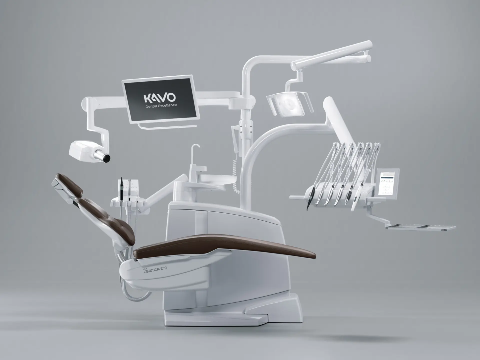 KaVo ESTETICA E70/E80 Vision – ergonomická stomatologická jednotka s prémiovým dizajnom.