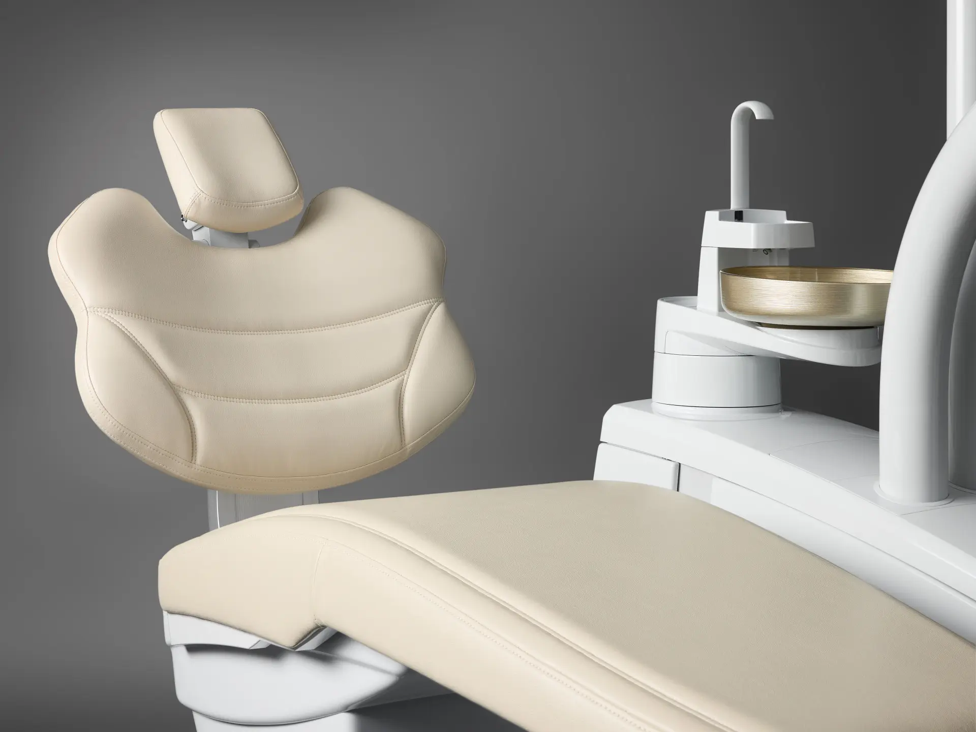 KaVo ESTETICA E70/E80 Vision – moderná stomatologická jednotka s dotykovým ovládaním a elegantným C-oblukom.
