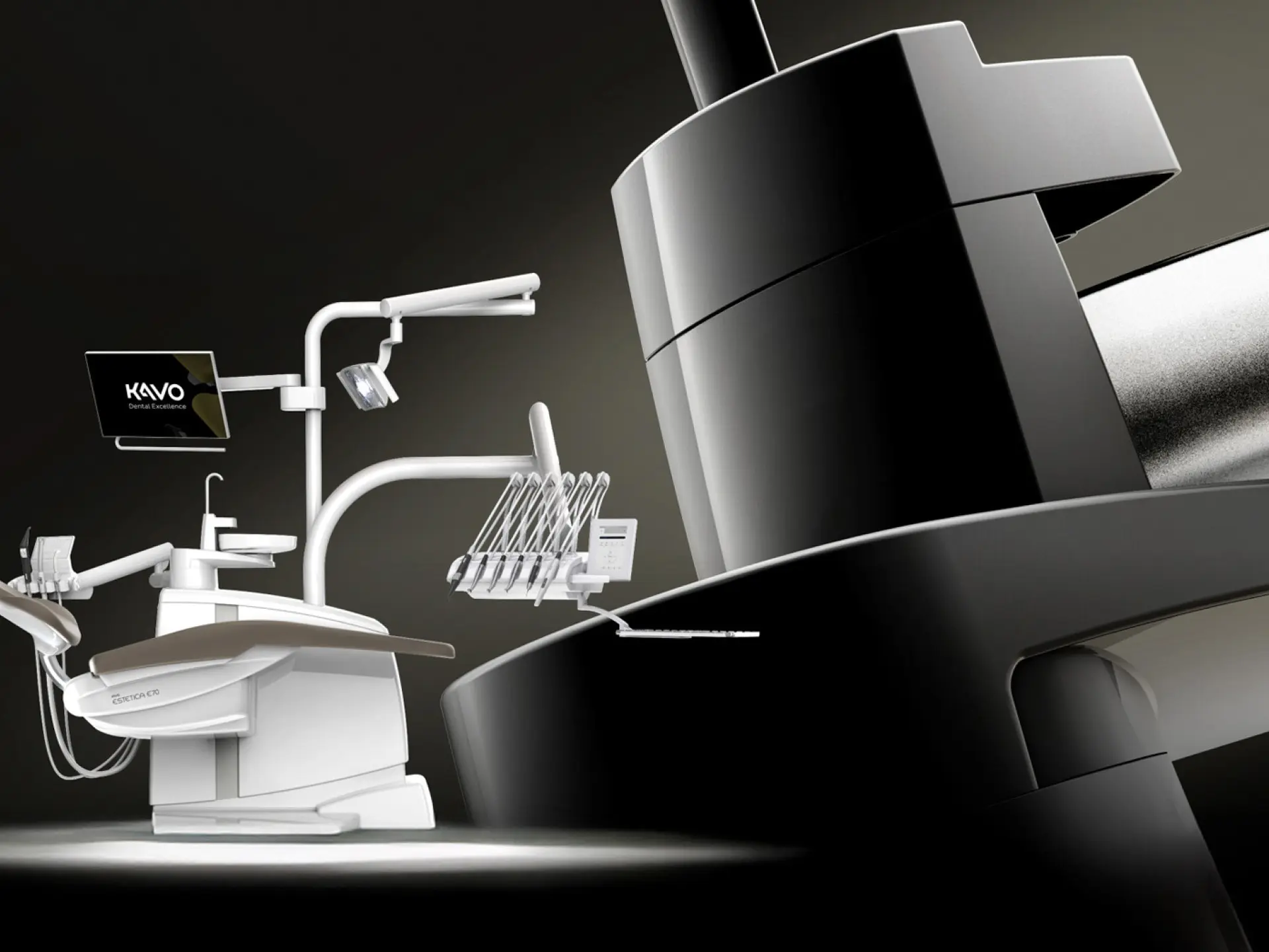 KaVo ESTETICA E70/E80 Vision – prémiová ergonomická zubárska jednotka s flexibilným ovládaním.