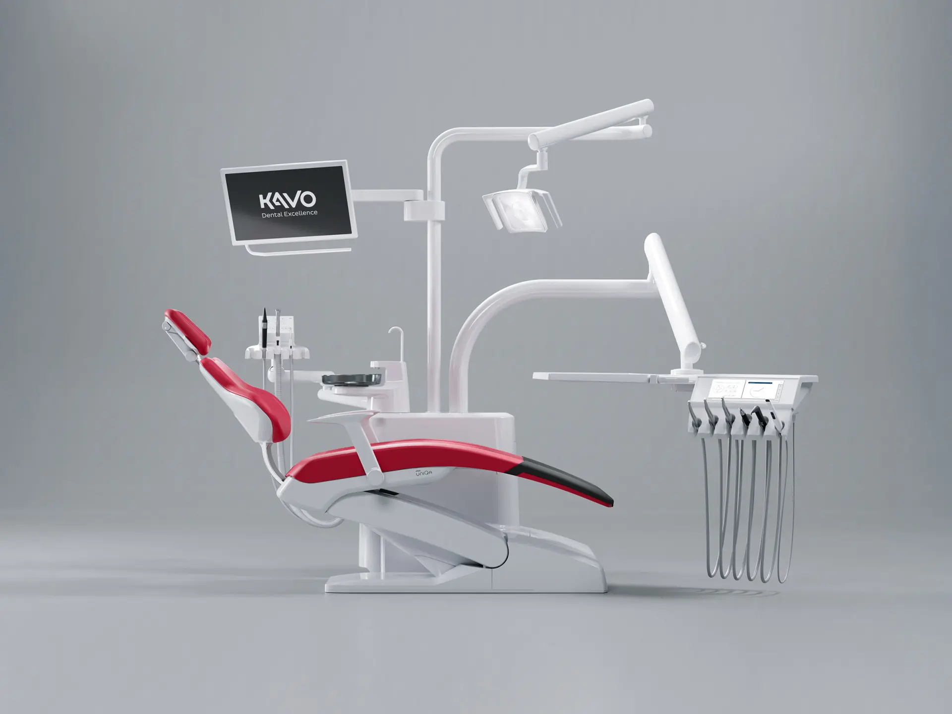 KaVo uniQa – stomatologická jednotka s ergonomickým dizajnom a intuitívnym ovládaním.