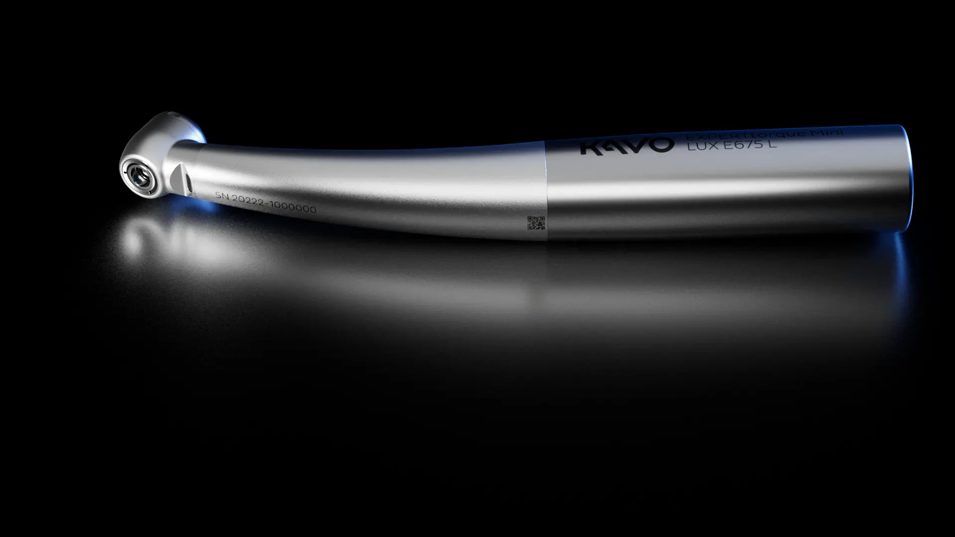 KaVo EXPERTtorque Mini LUX E675 L – vysokovýkonná turbína s mini hlavou a optickým osvetlením.