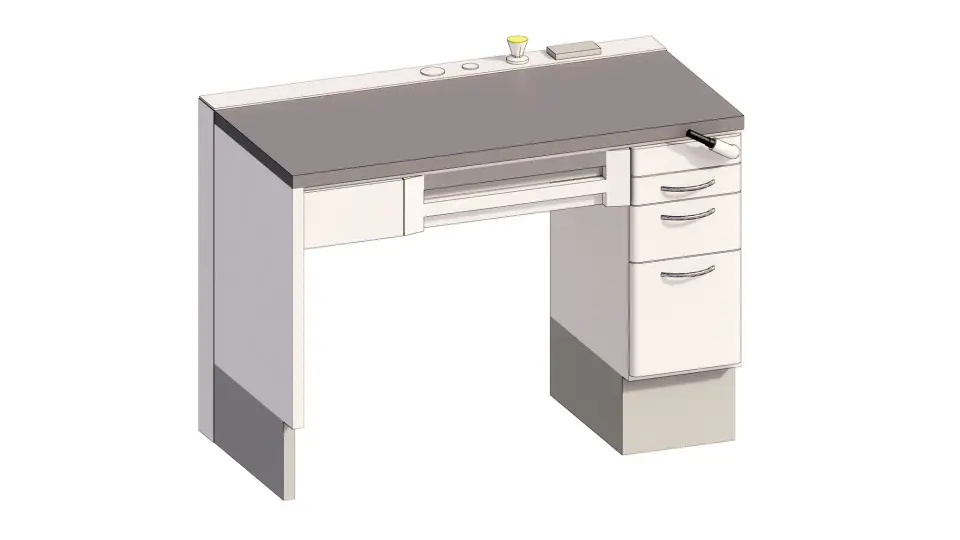 KaVo MASTERspace Basic – pracovný stôl pre jednu osobu s pracovnou doskou ROCKdent