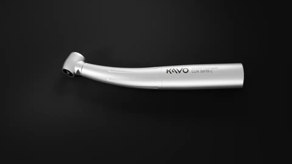 KaVo SMARTtorque S619 L – turbína so svetlom pre presné a spoľahlivé ošetrenie.