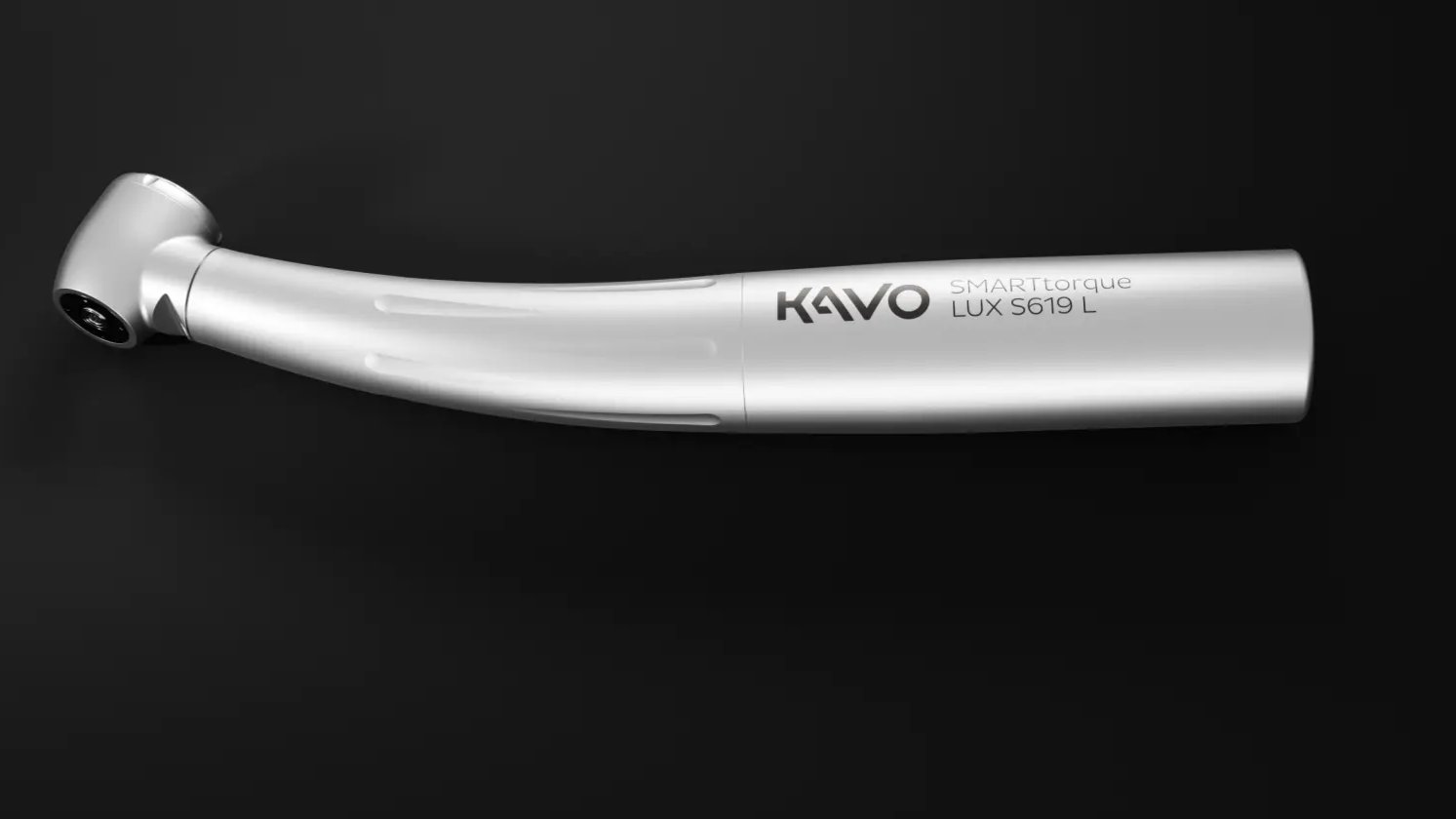 KaVo SMARTtorque S619 L – vysokorýchlostná turbína s vláknovou optikou a 26 W výkonom.