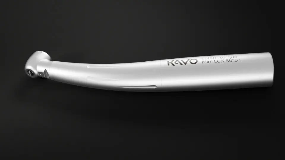 KaVo SMARTtorque Mini LUX S615 L – mini turbína s vláknovým osvetlením.